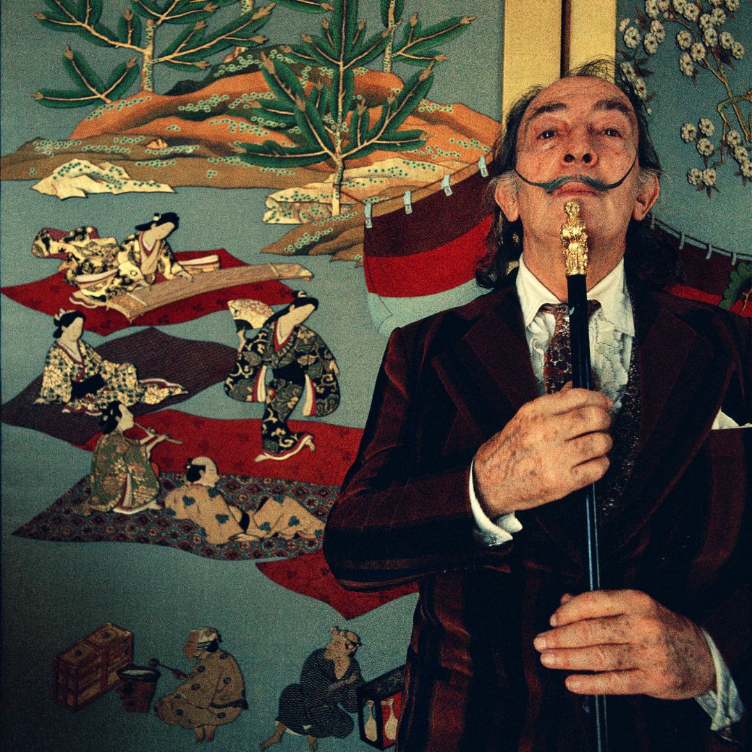 Salvador Dalí in Paris, 1973